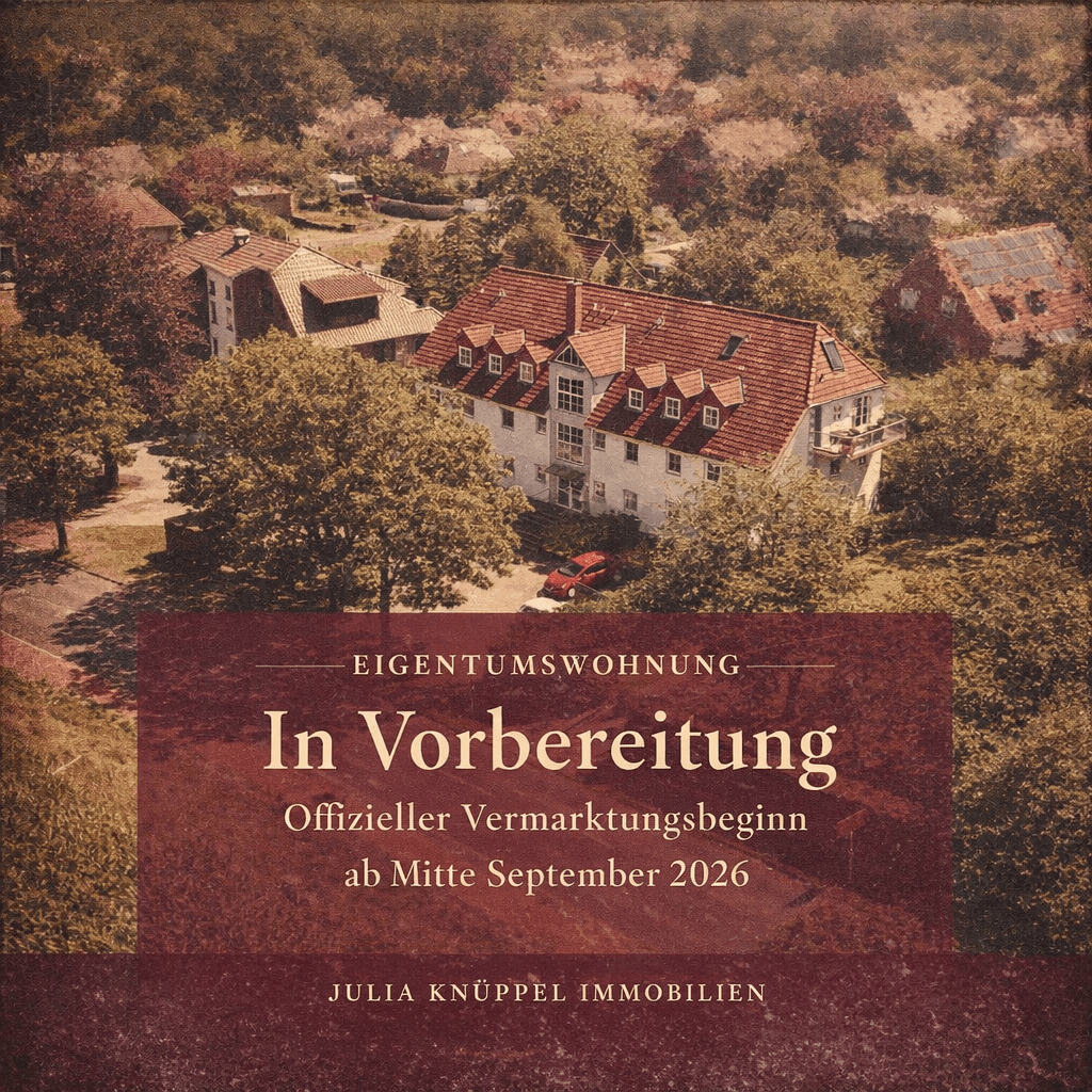 Immobilienangebot - Bruchhausen-Vilsen - Alle - Wohnen Nähe Vilser Holz – helle 3-Zimmer-Wohnung mit Südbalkon in Bruchhausen-Vilsen