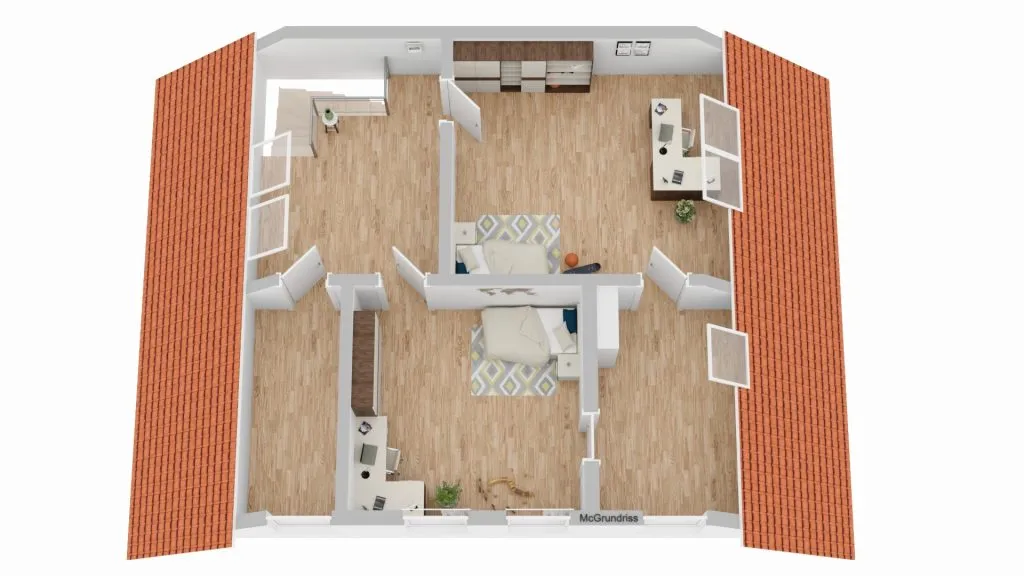 Immobilienangebot - Schwarme - Alle - Extravagantes Wohnen wie im eigenen Haus: 277 m² im Fachwerkhaus mit Wintergarten und Kamin in Schwarme