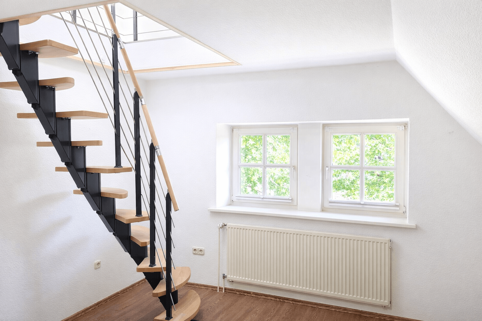 Immobilienangebot - Bruchhausen-Vilsen - Alle - Moderne 3-Zimmer-Maisonettewohnung mit 89 m², eigenem Eingang und Gartenecke im Ortskern von Vilsen